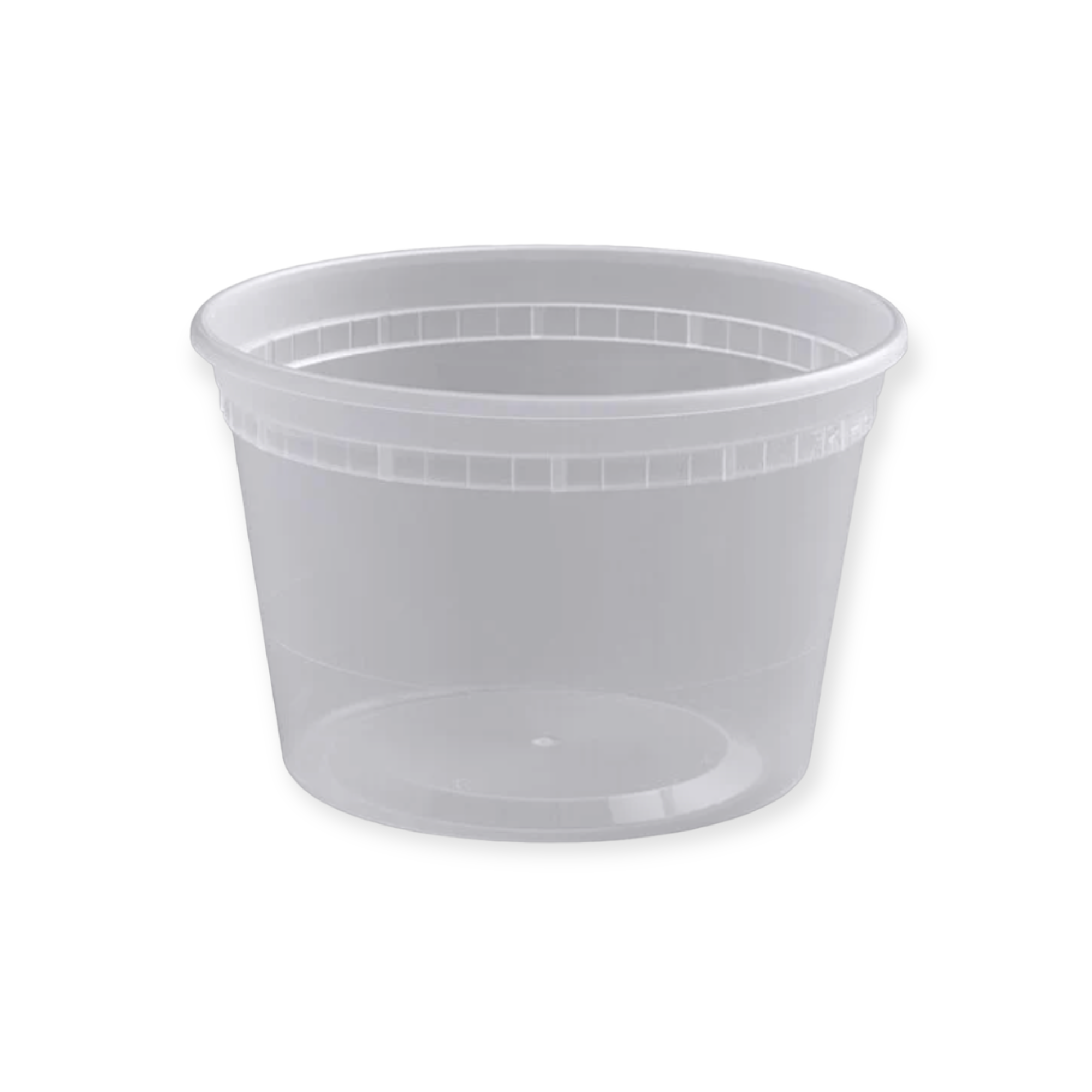 SafePro 16HD 16 Oz Clear Plastic HD Microwavable Soup Containers Combo,  240/CS