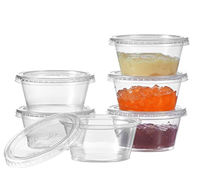 1oz. Clear Portion Sauce Cup without Lid-D-2222