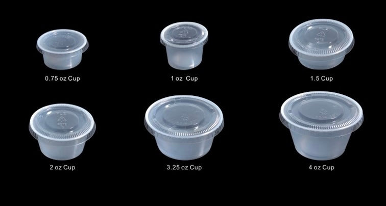 1oz. Clear Portion Sauce Cup without Lid-D-2222