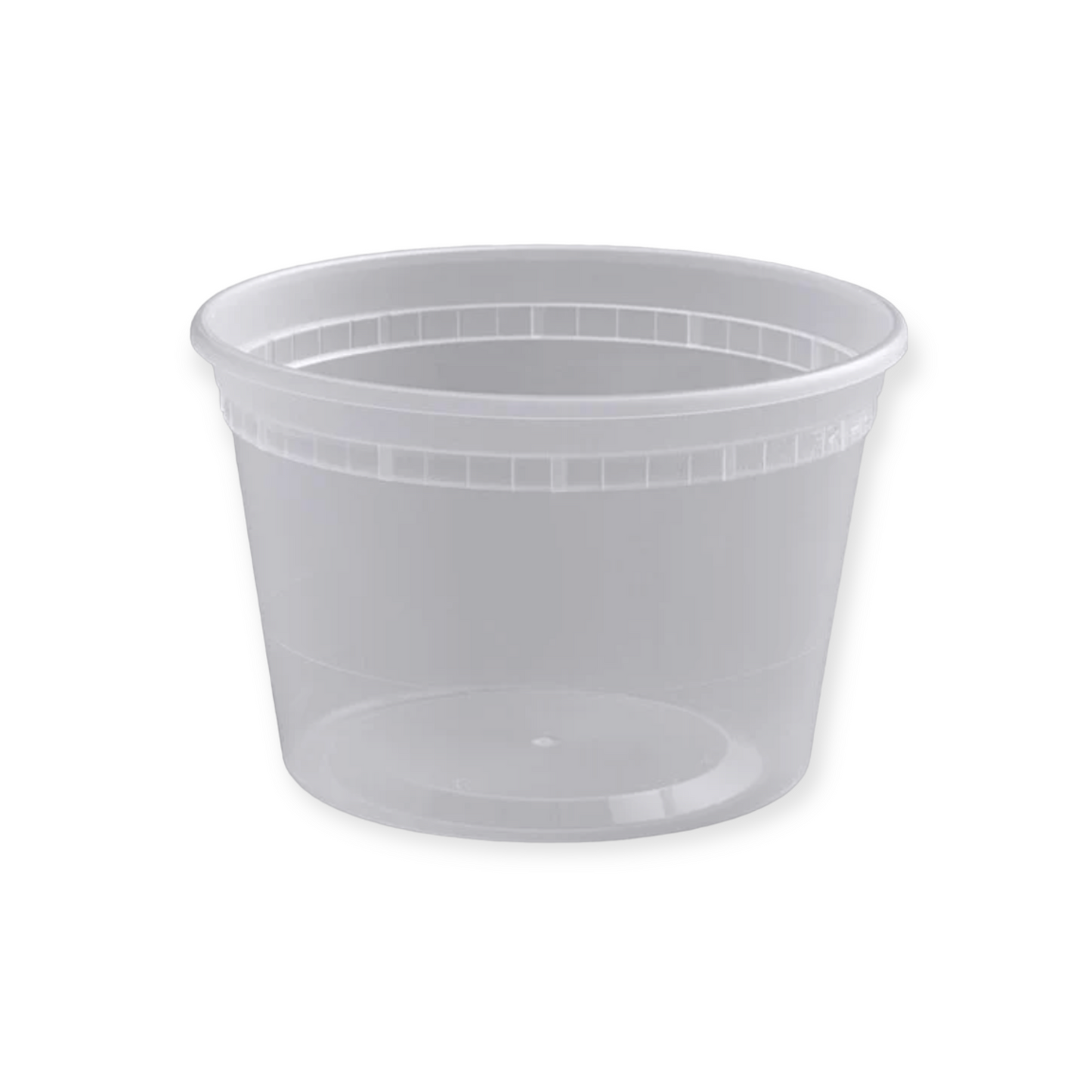 S16-16oz. Microwaveable Translucent Plastic Soup Container 240 Sets